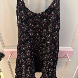 Floral Patterned Sleeveless Dress